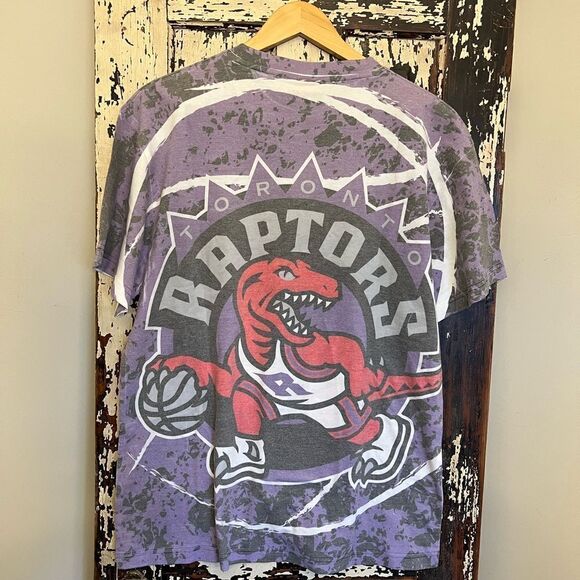 NWT Men’s Toronto Raptors Mitchell & Ness Hardwood Classics NBA T-shirt. Men’s L - Picture 2 of 12